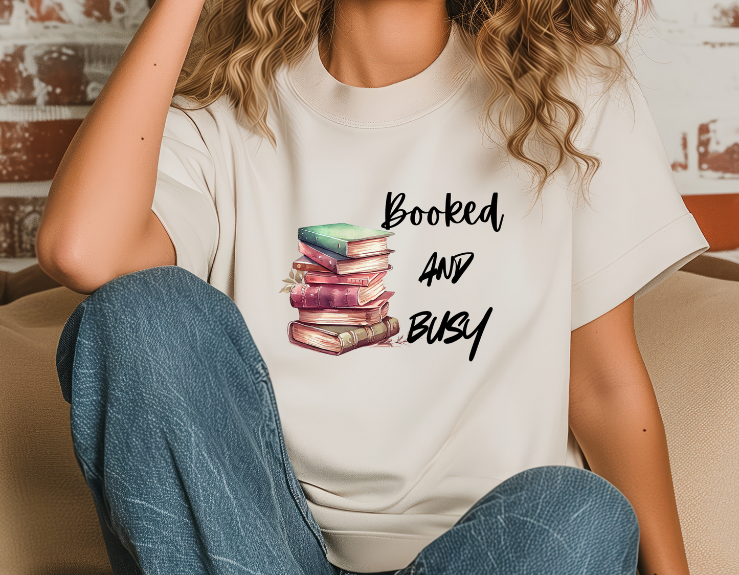 Booked & busy t-shirt