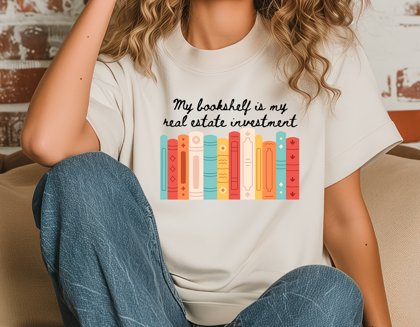 Books are my real state t-shirt
