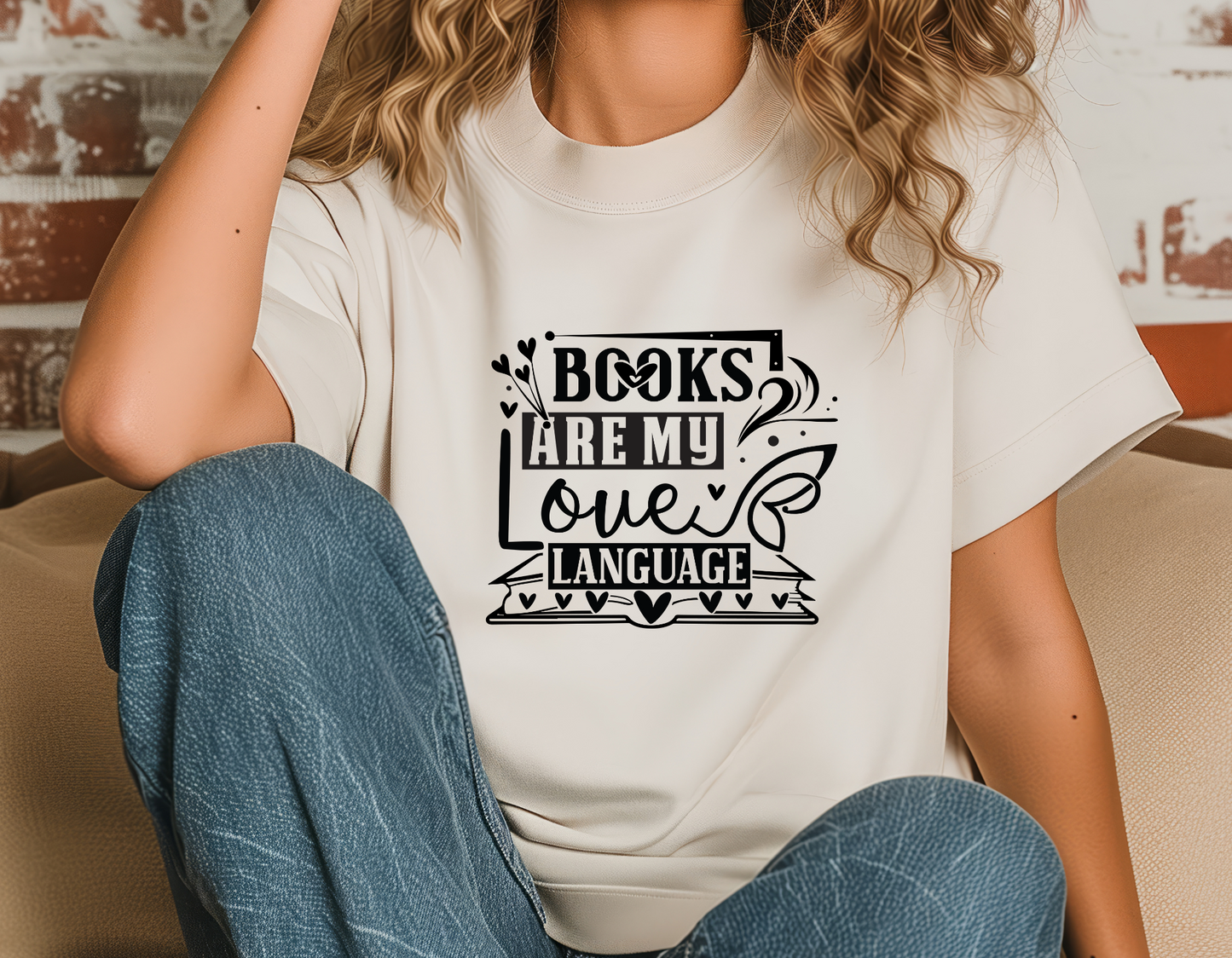 Book are my love language t-shirt