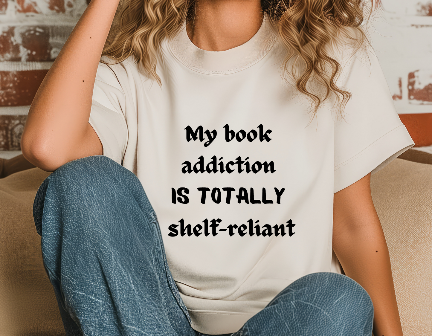 M y book addiction self-reliant t-shirt