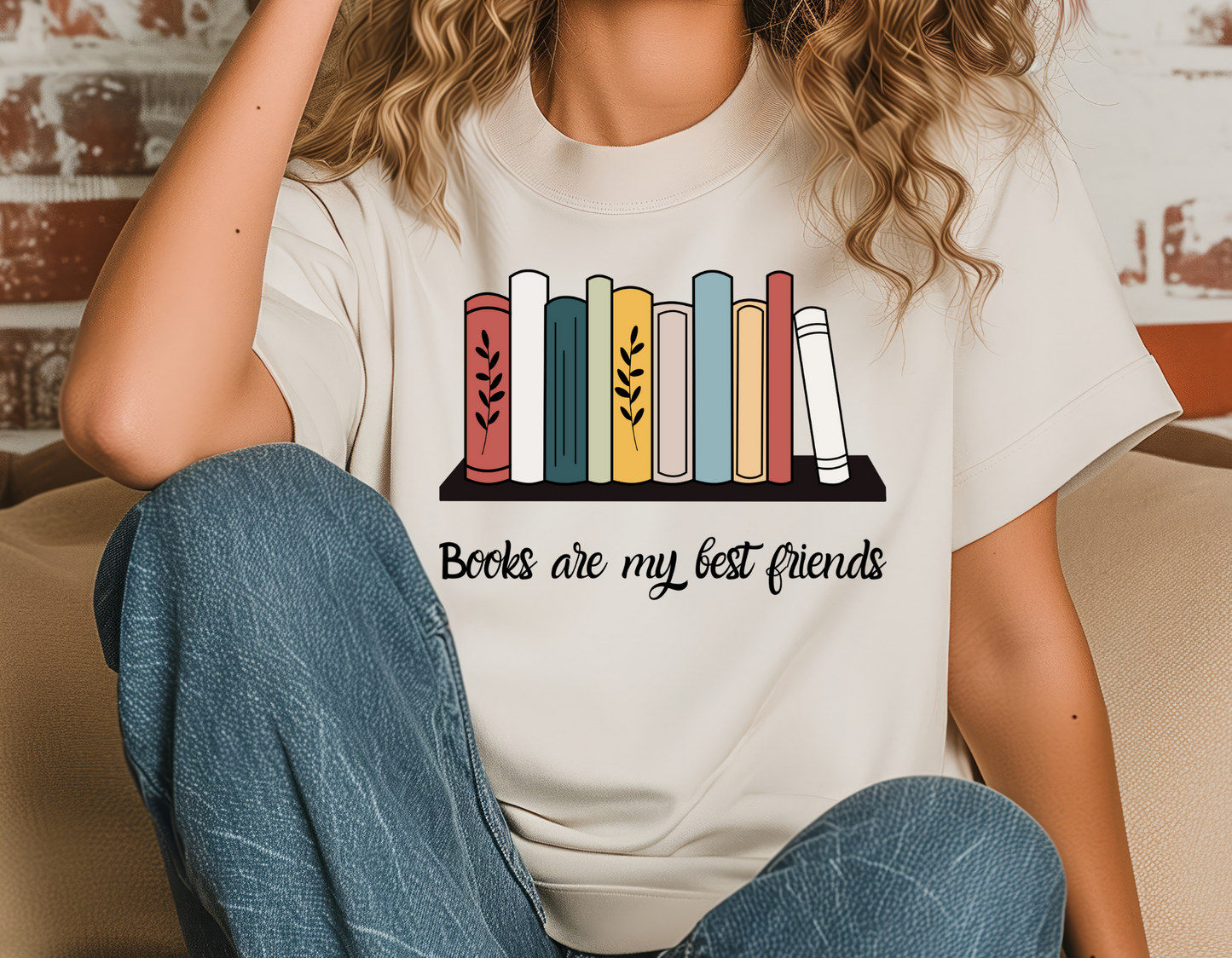 Books are my friend t-shirt