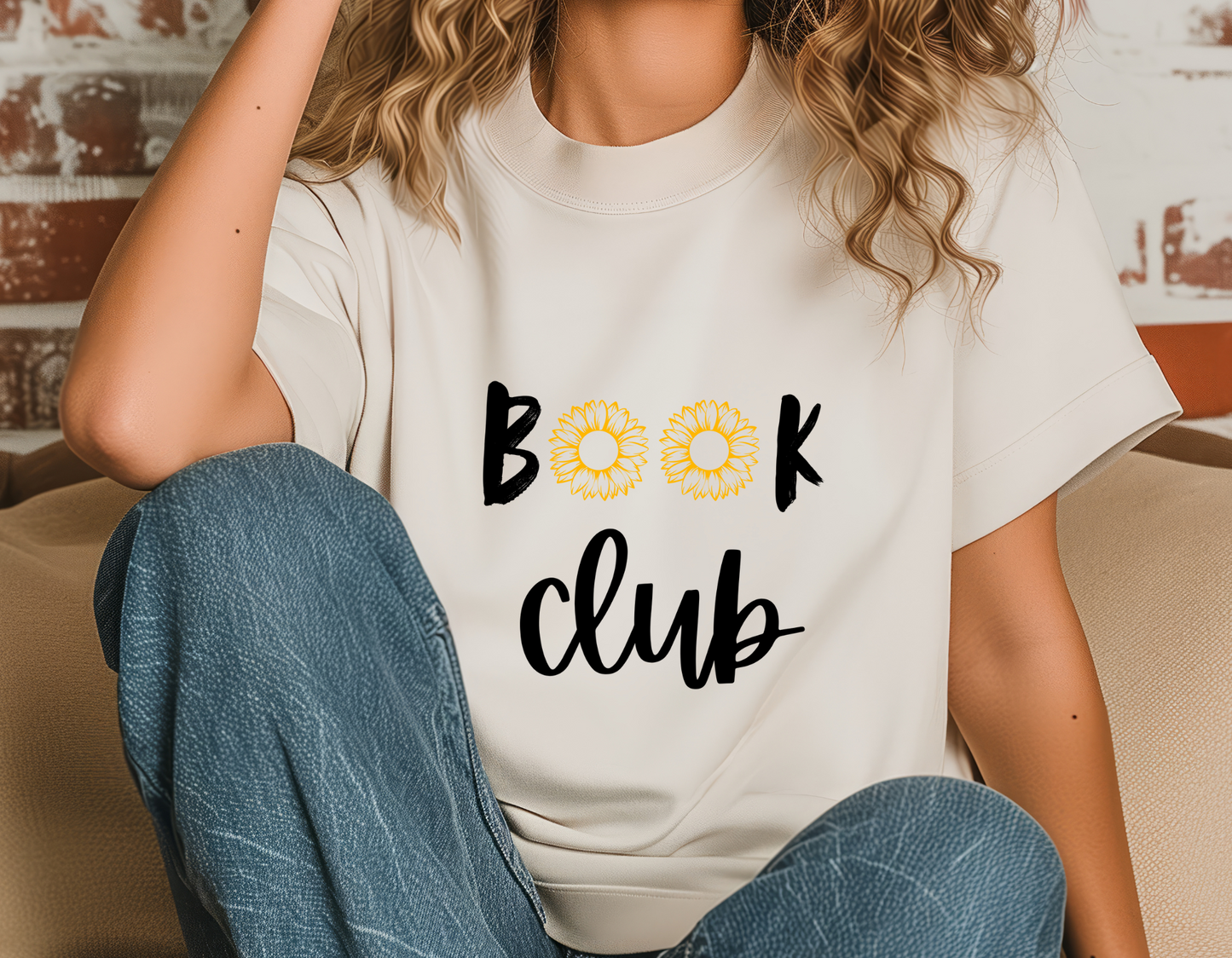 sunflower book club t-shirt