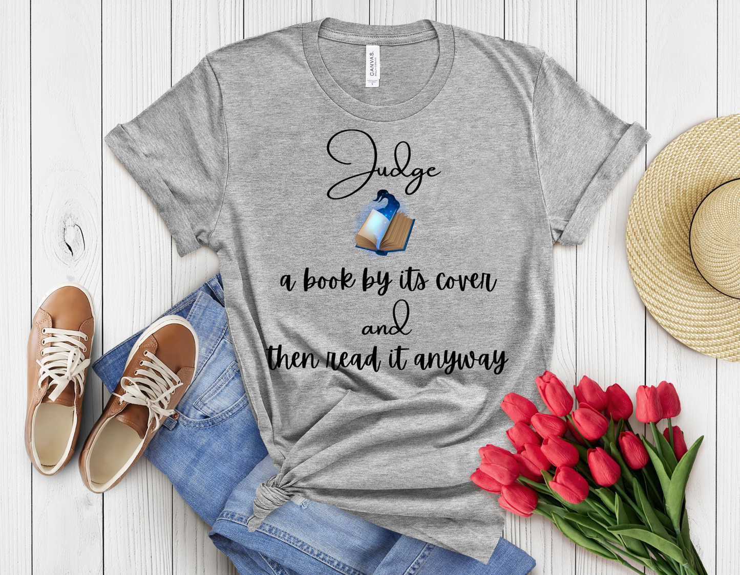 judge a book t-shirt