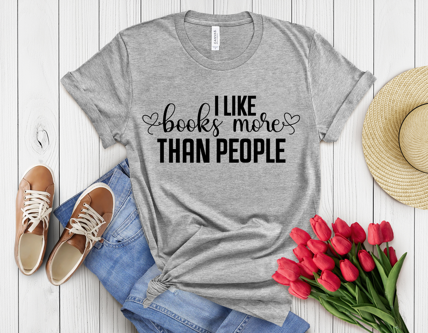 I like books t-shirt