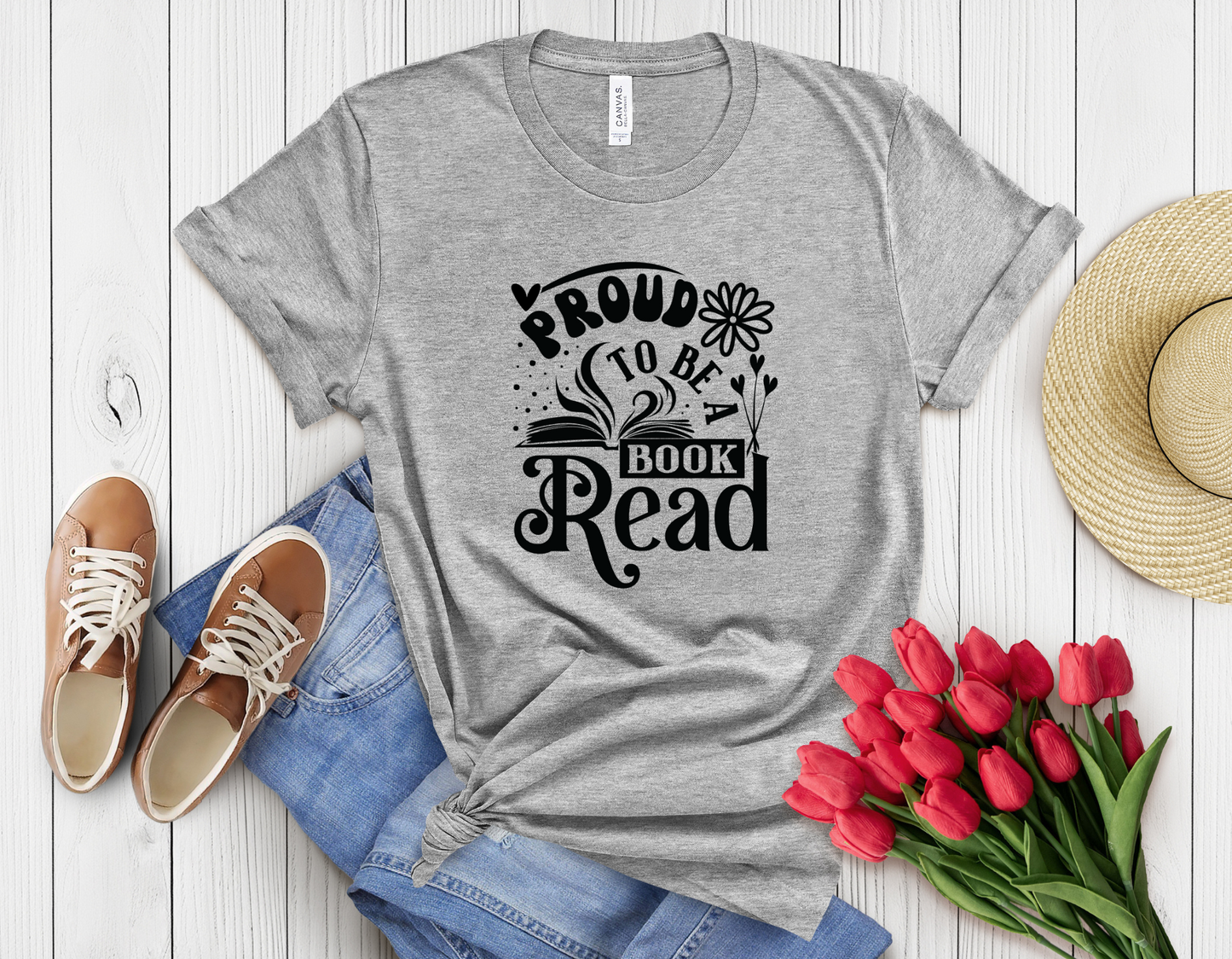 Proud to read t-shirt