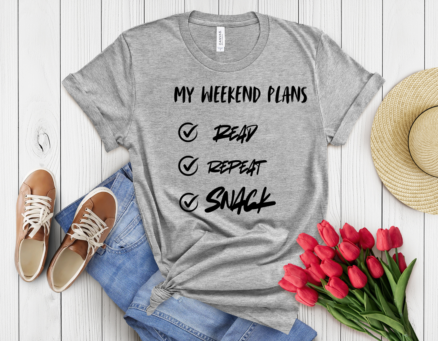 My weekend plan t-shirt
