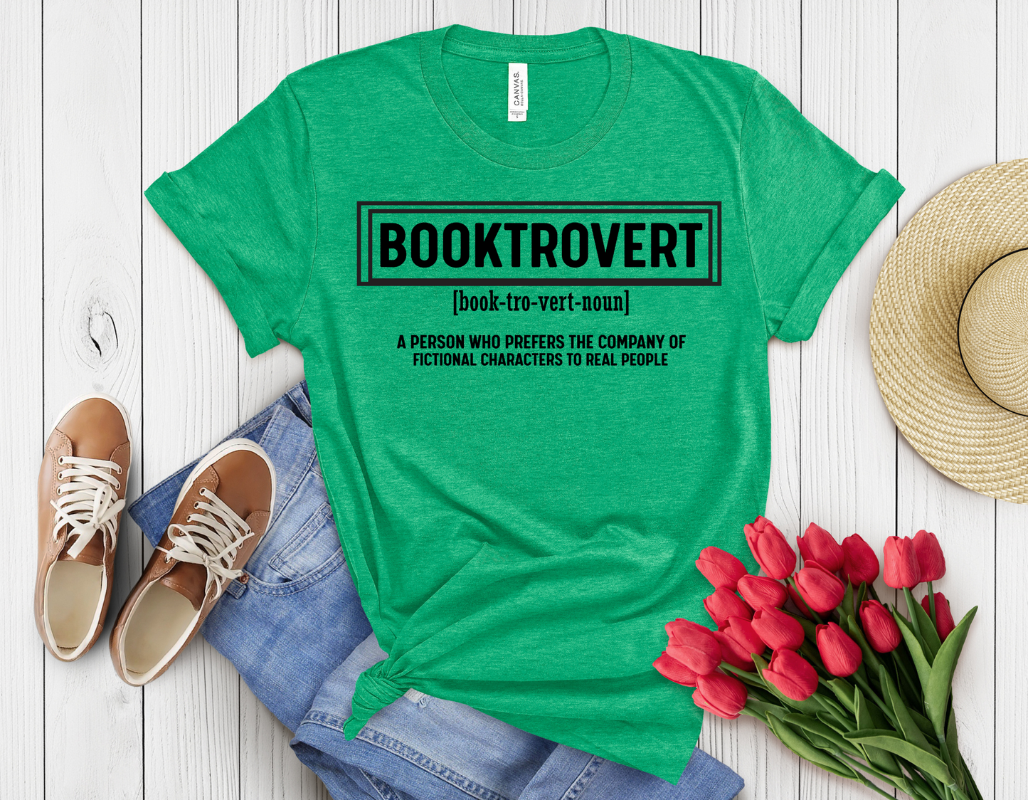 Book-trovert t-shirt