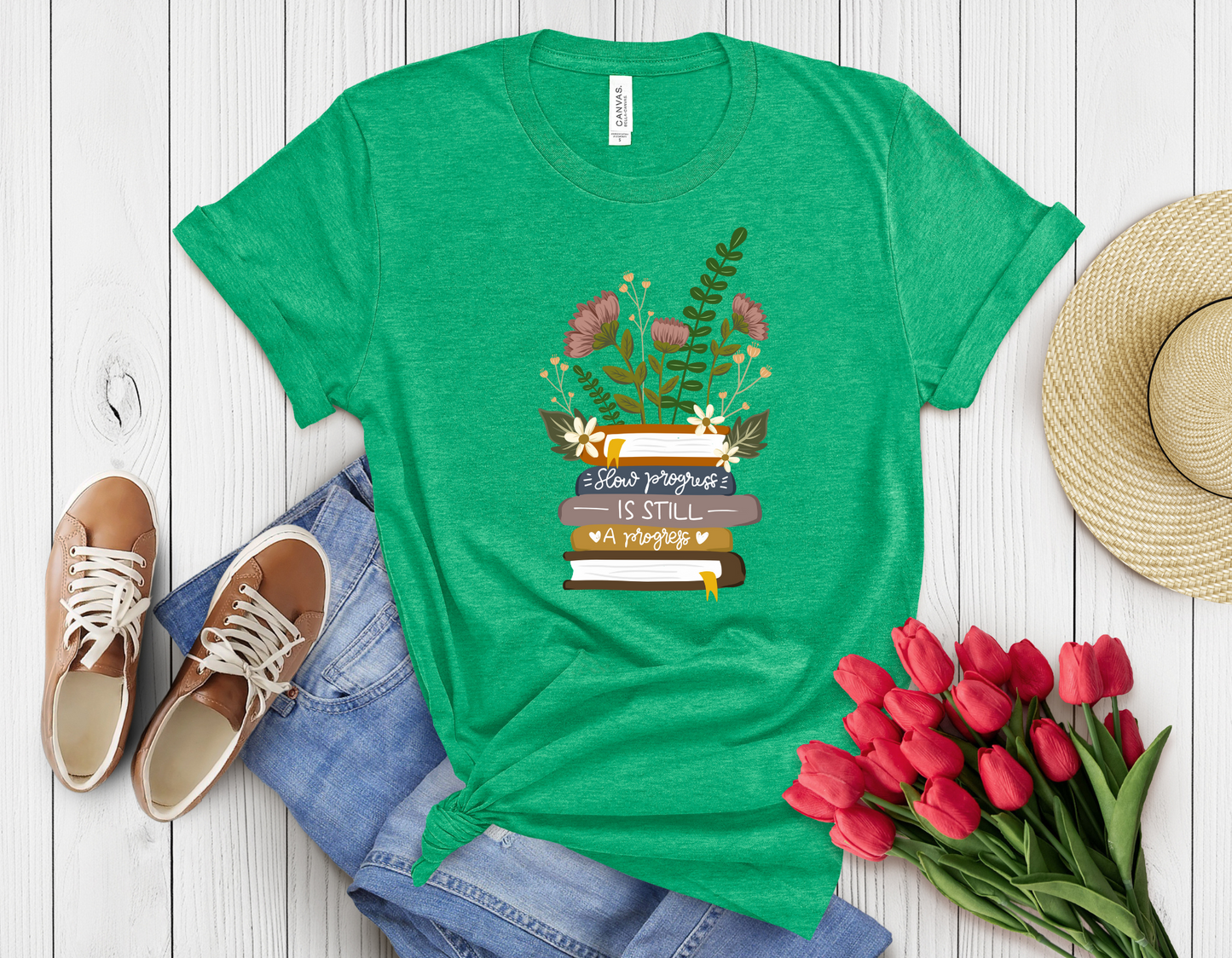 Feather book t-shirt