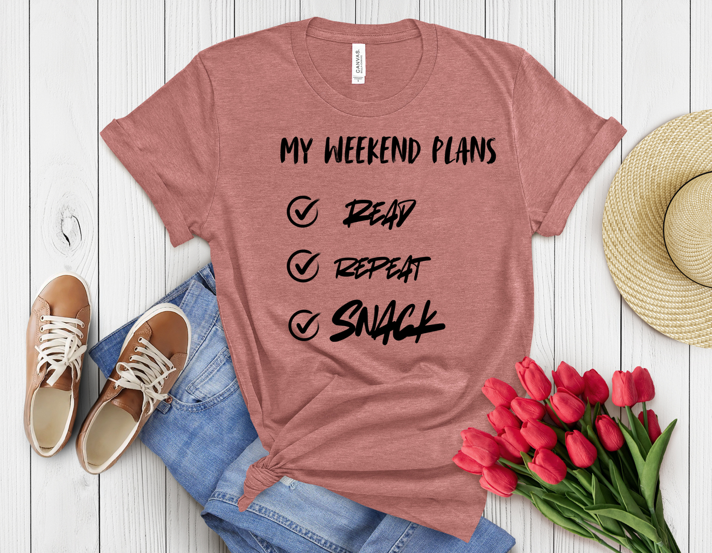 My weekend plan t-shirt