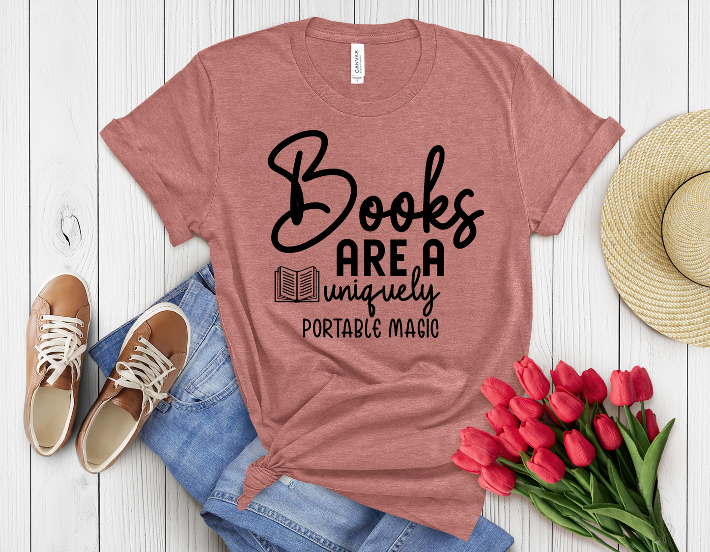 Books are magic t-shirt
