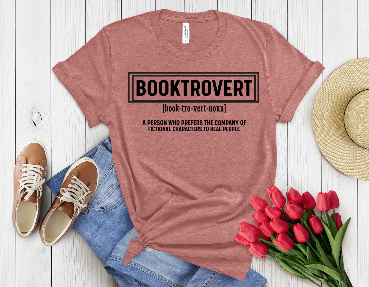 Book-trovert t-shirt