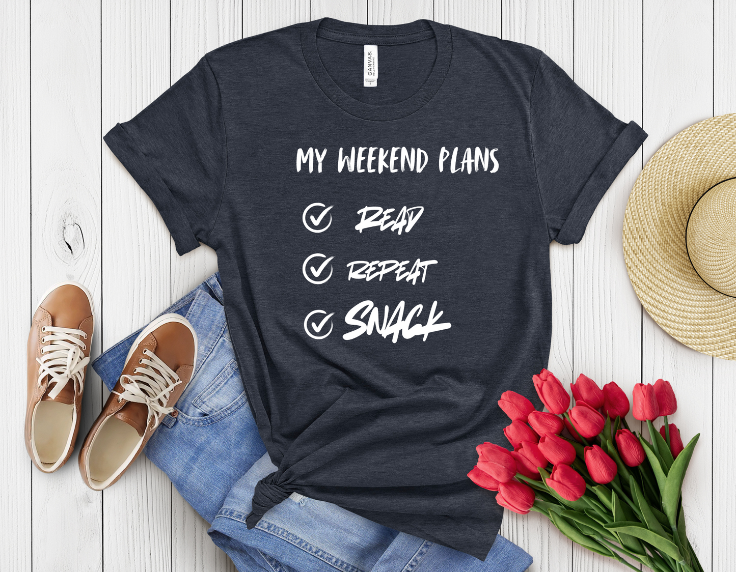 My weekend plan t-shirt