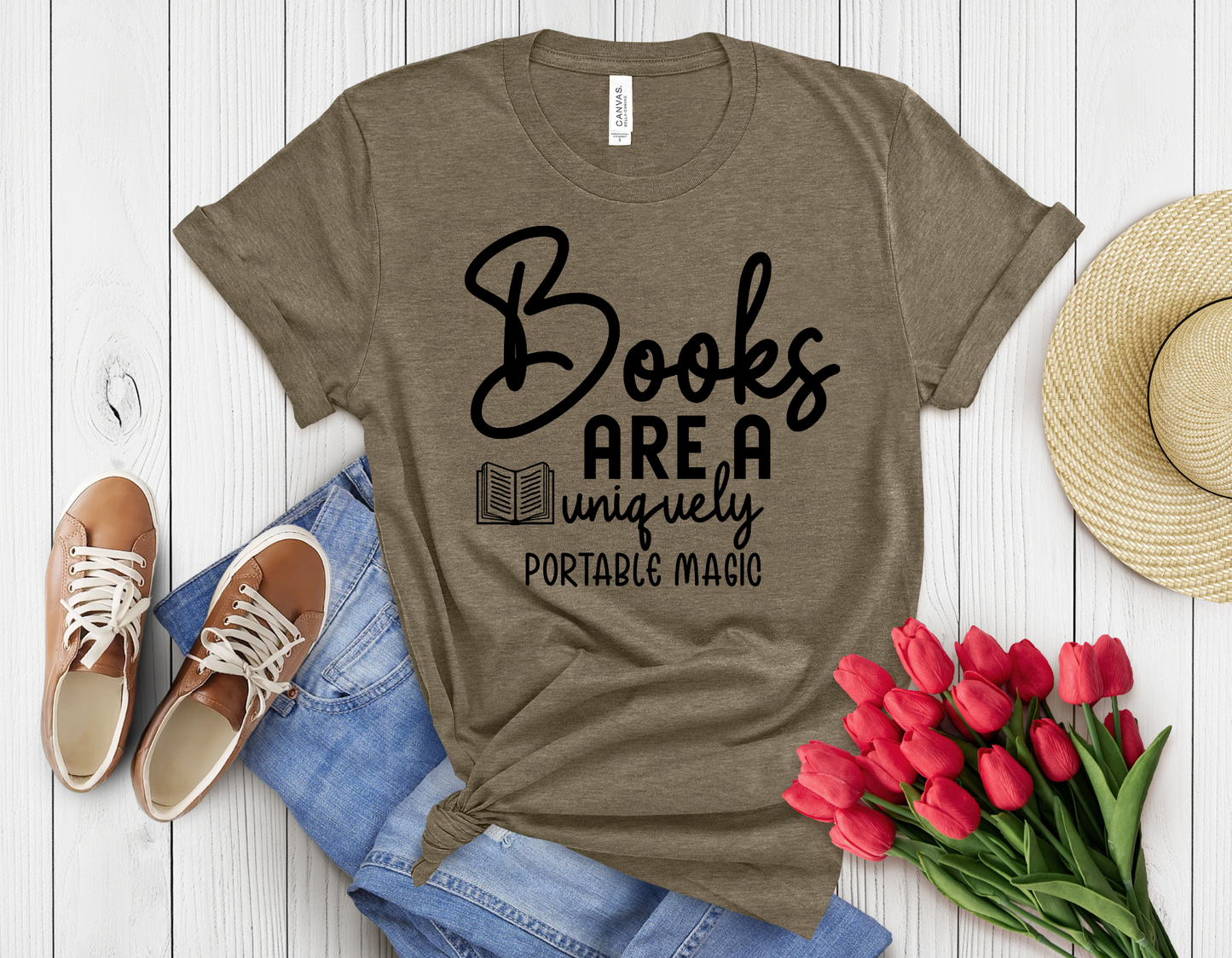 Books are magic t-shirt