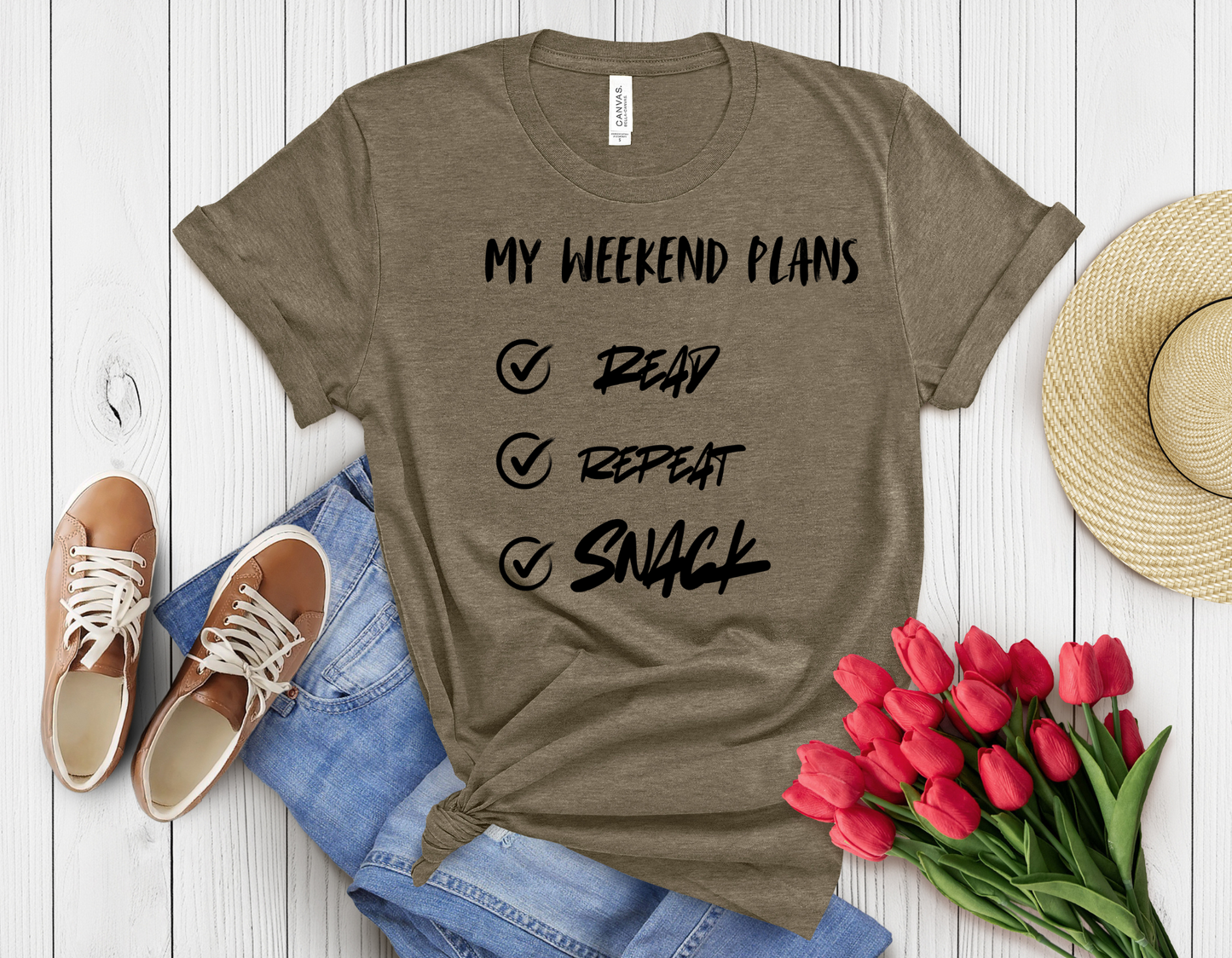 My weekend plan t-shirt