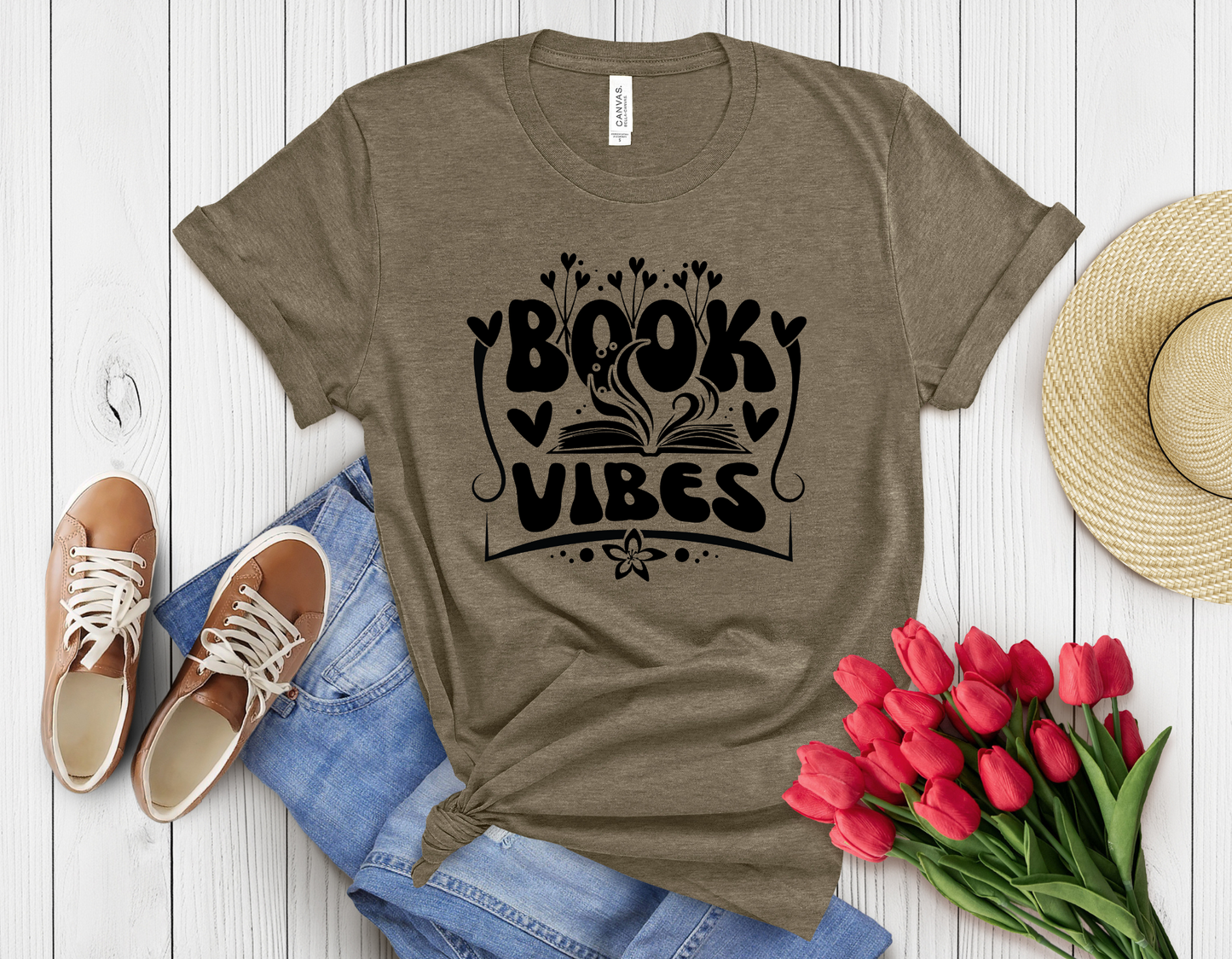 Book vibes t-shirt