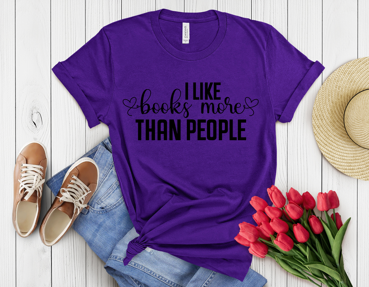 I like books t-shirt