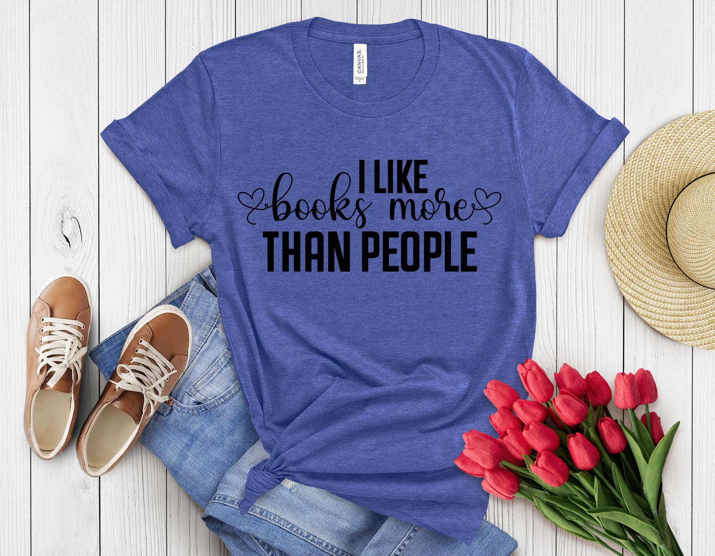 I like books t-shirt