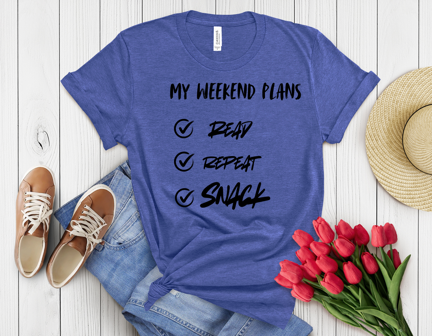My weekend plan t-shirt