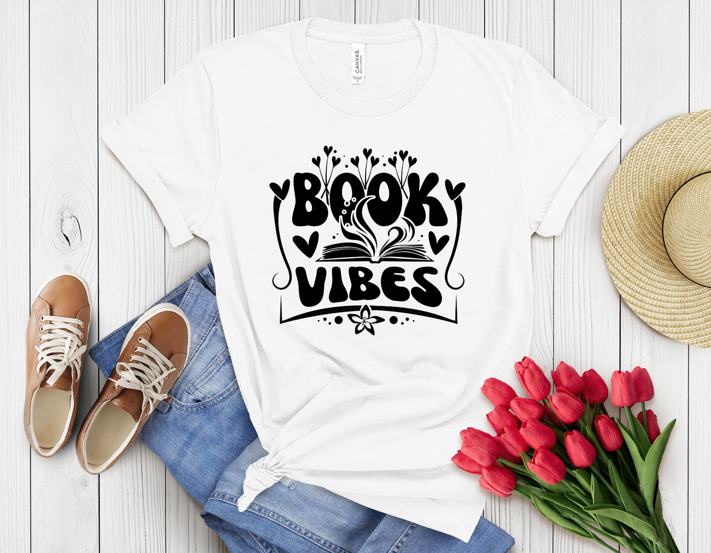 Book vibes t-shirt