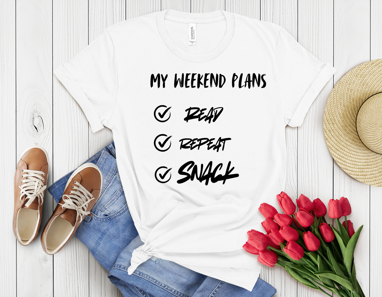 My weekend plan t-shirt
