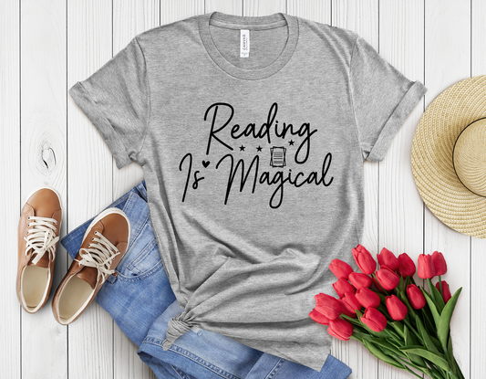 Reading is magical t-shirt