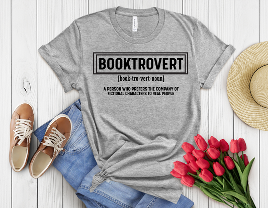 Book-trovert t-shirt