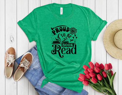 Proud to read t-shirt