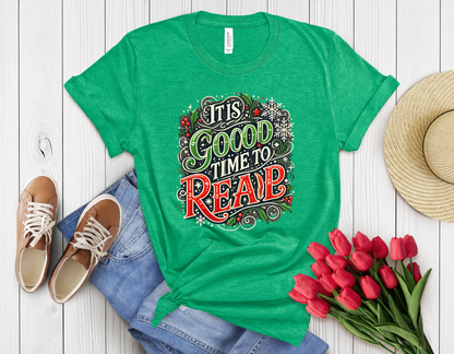 Colorful good day to read t-shirt