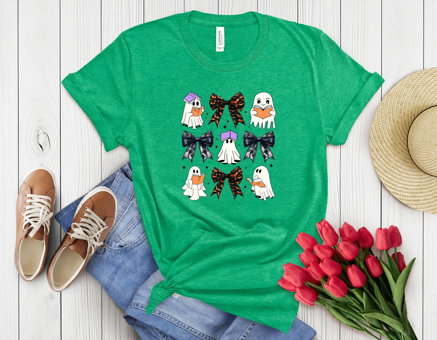 ghost reads t-shirt