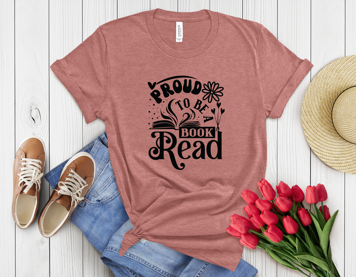 Proud to read t-shirt