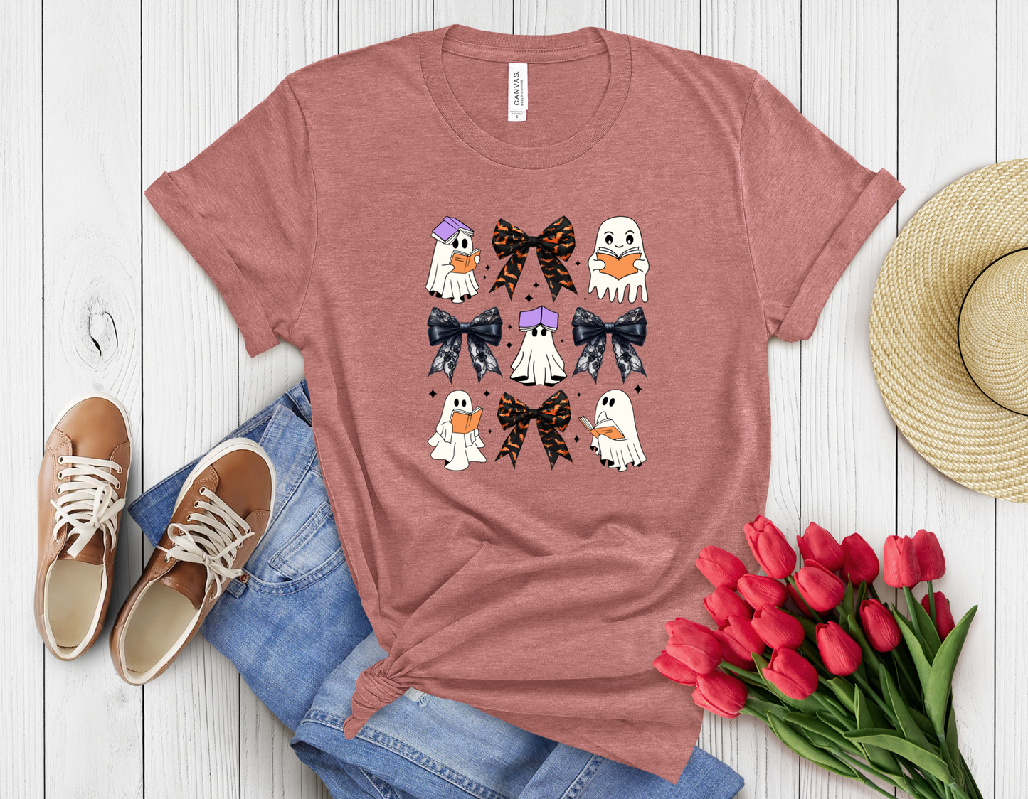 ghost reads t-shirt
