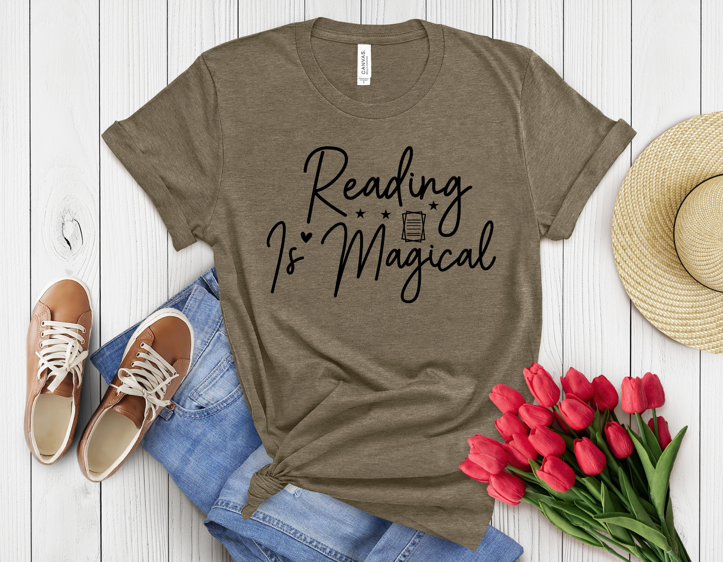 Reading is magical t-shirt