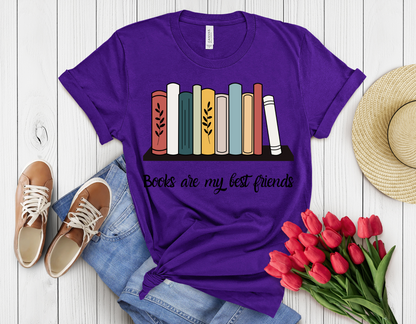 Books are my friend t-shirt