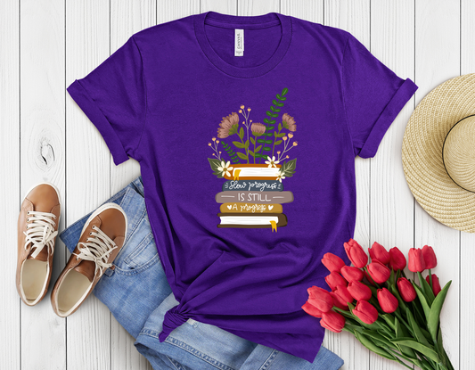 Feather book t-shirt
