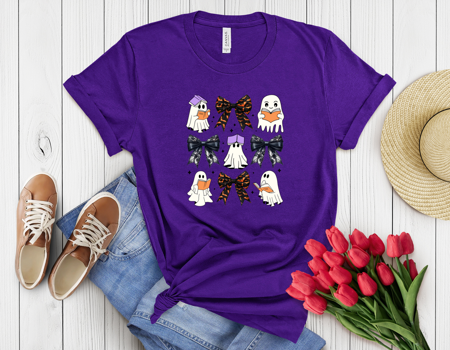 ghost reads t-shirt