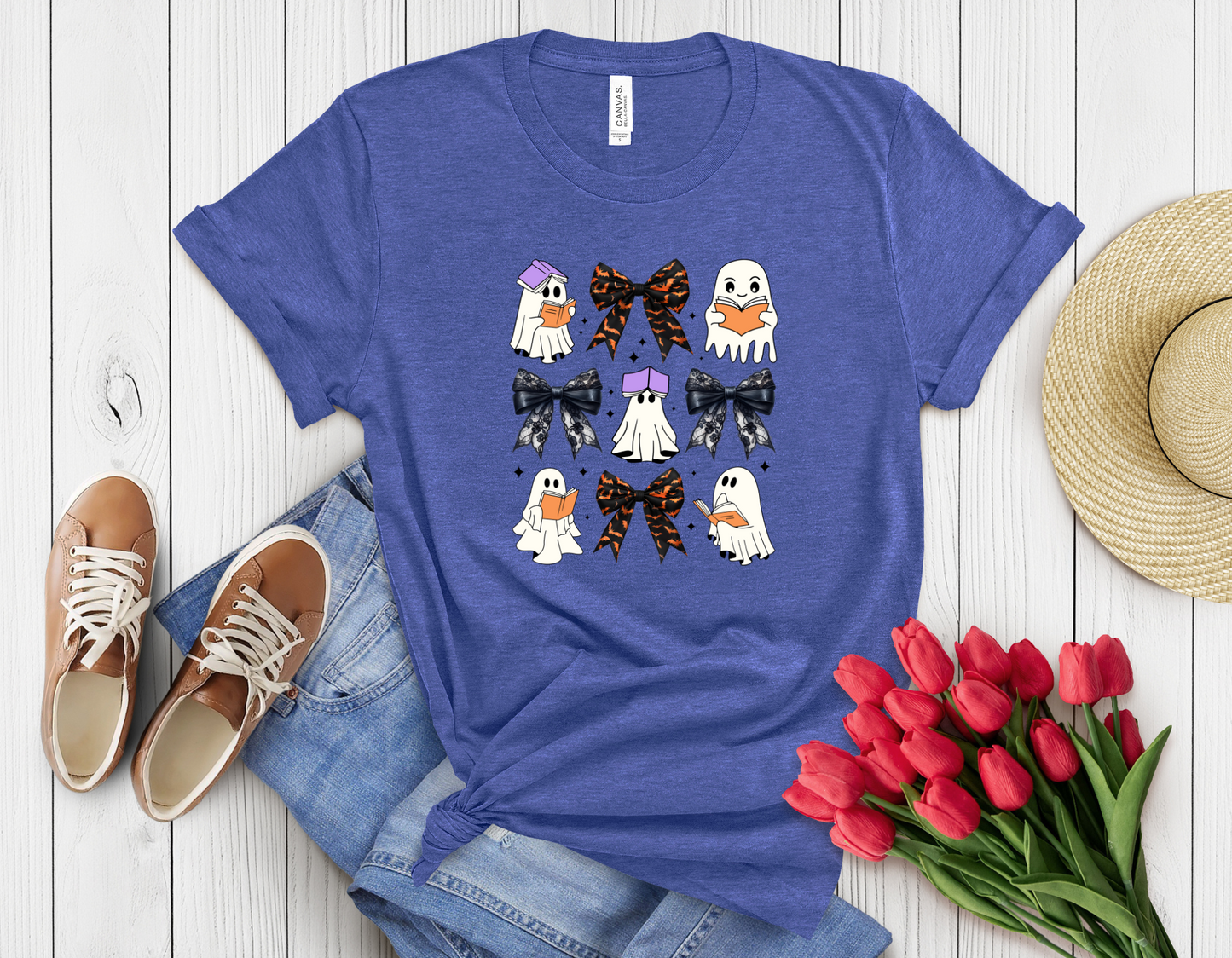 ghost reads t-shirt